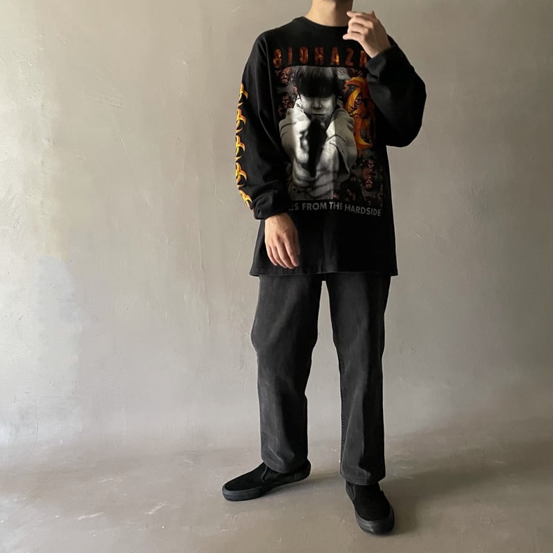 Levi's 560 90' vintage black denim 先染め 90s Levi's 560 後染めブラック テーパードシルエット USA製