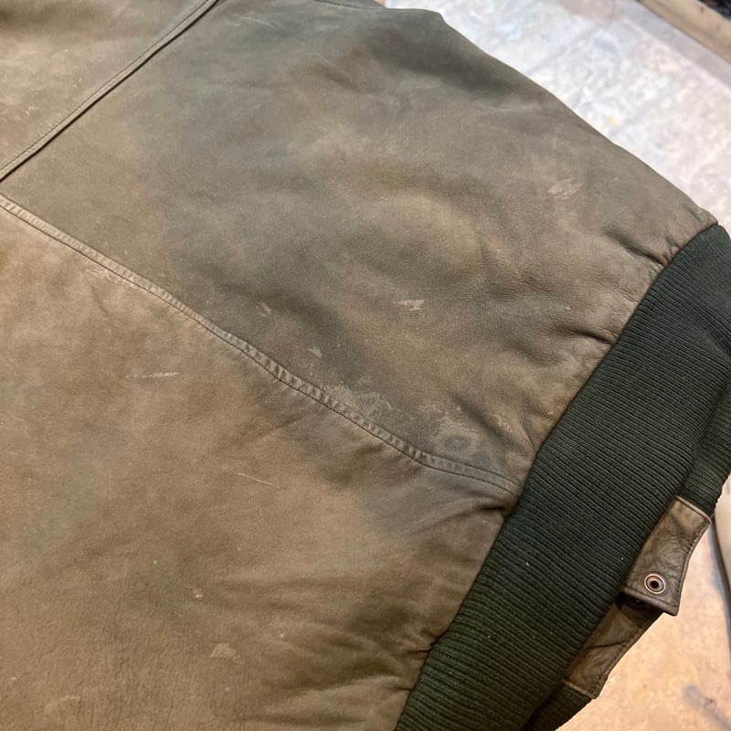 90s G-Ⅲ A-2 type leather jacket | sui & shara