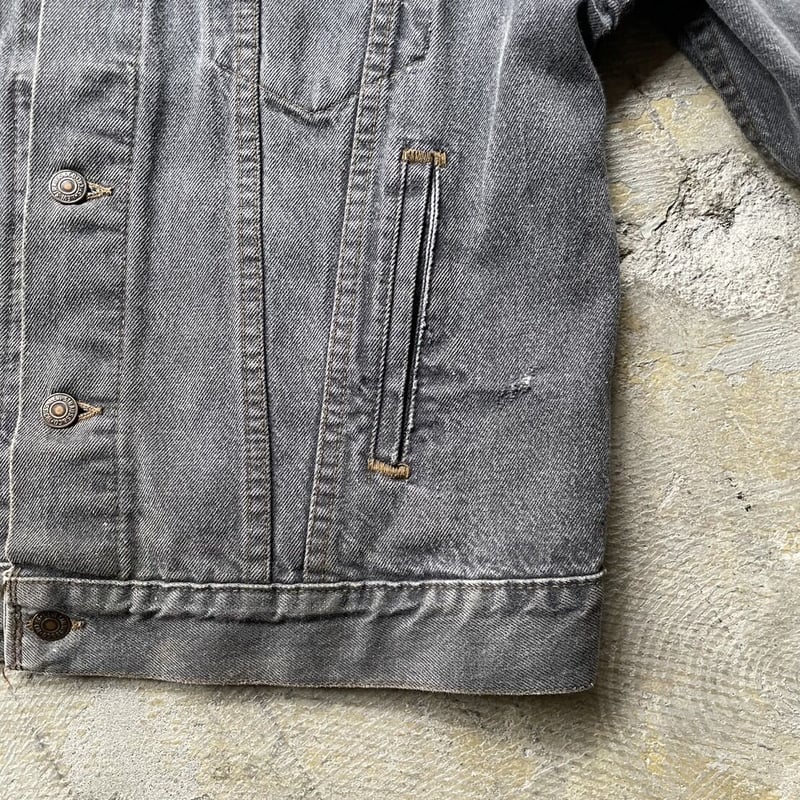 Levi's リーバイス 80’s 70506-0259 Gジャン USA製 80s USA製 Levi'sリーバイス 71506-0259 先染め ブラックデニム