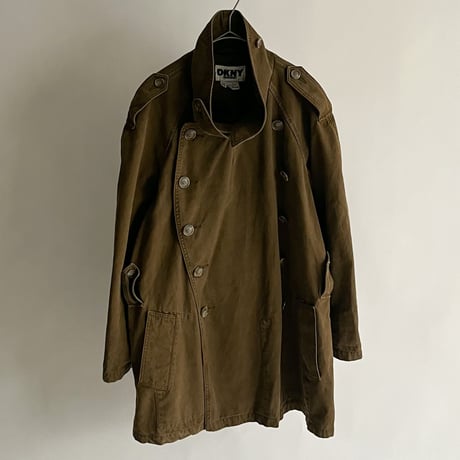 90s DKNY m-38 type motorcycle coat