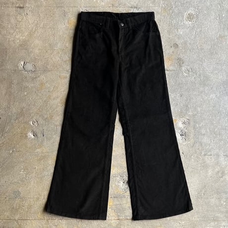 〜80s t&t jeans corduroy flare pants dead stock