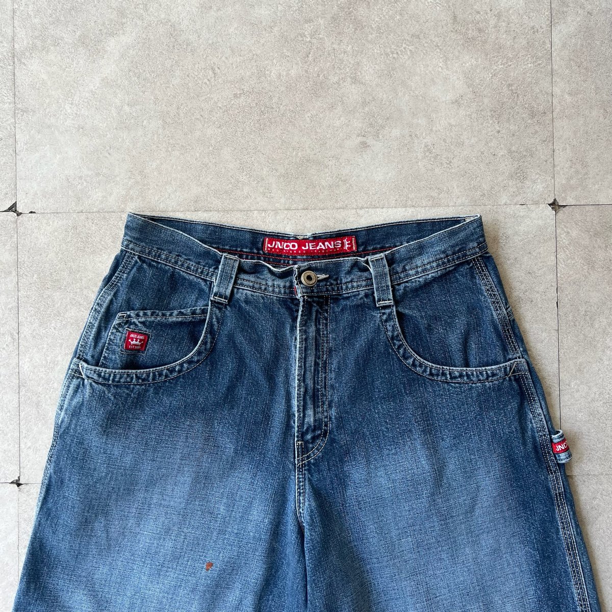 JNCO ブルーデニム JNCO Jeans painter denim wide shorts | sui & shara