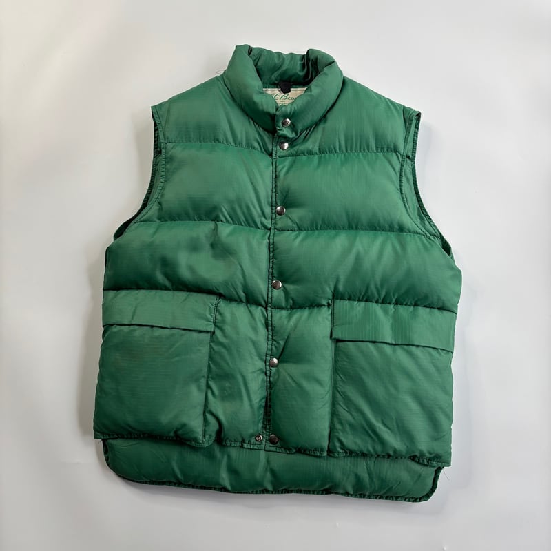 70's L.L.bean down vest “green” | sui & shara