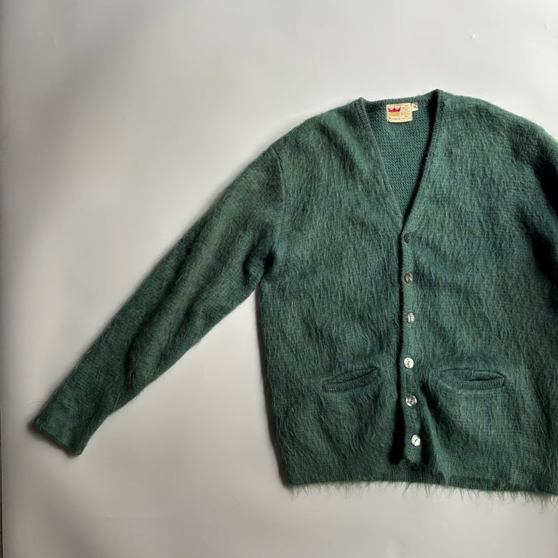 60s モヘアカーディガン 毛足長 GRANT CREST M fit=scale-down,w=1200