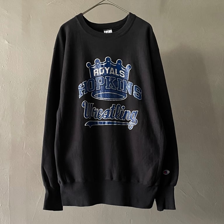 90s Champion reverseweave sweat shirt ″Hopkins royals″｜チャンピオン