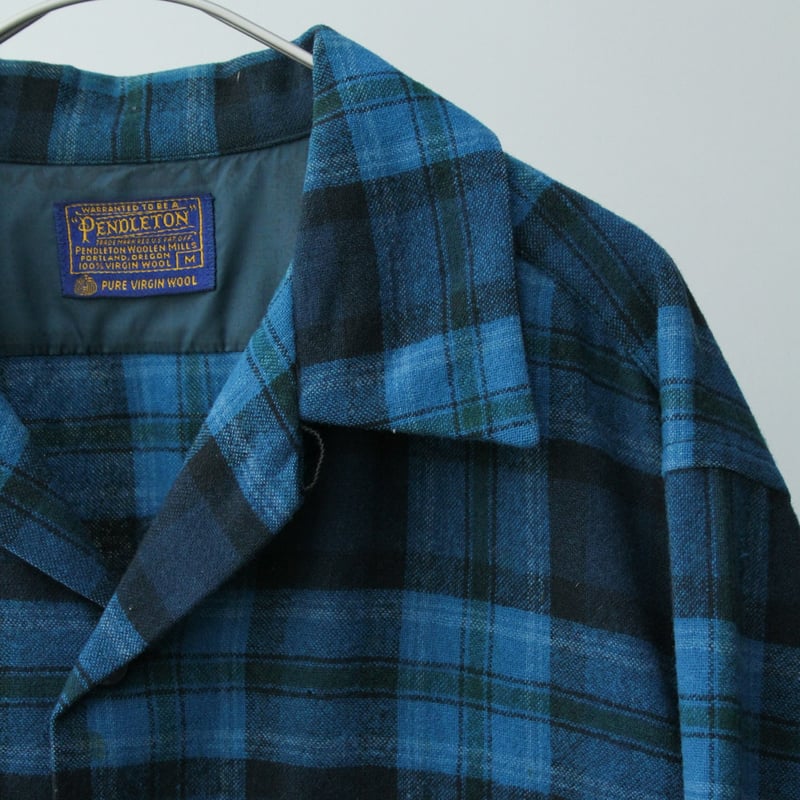 60s~ PENDLETON plaid wool board shirt | sui & s