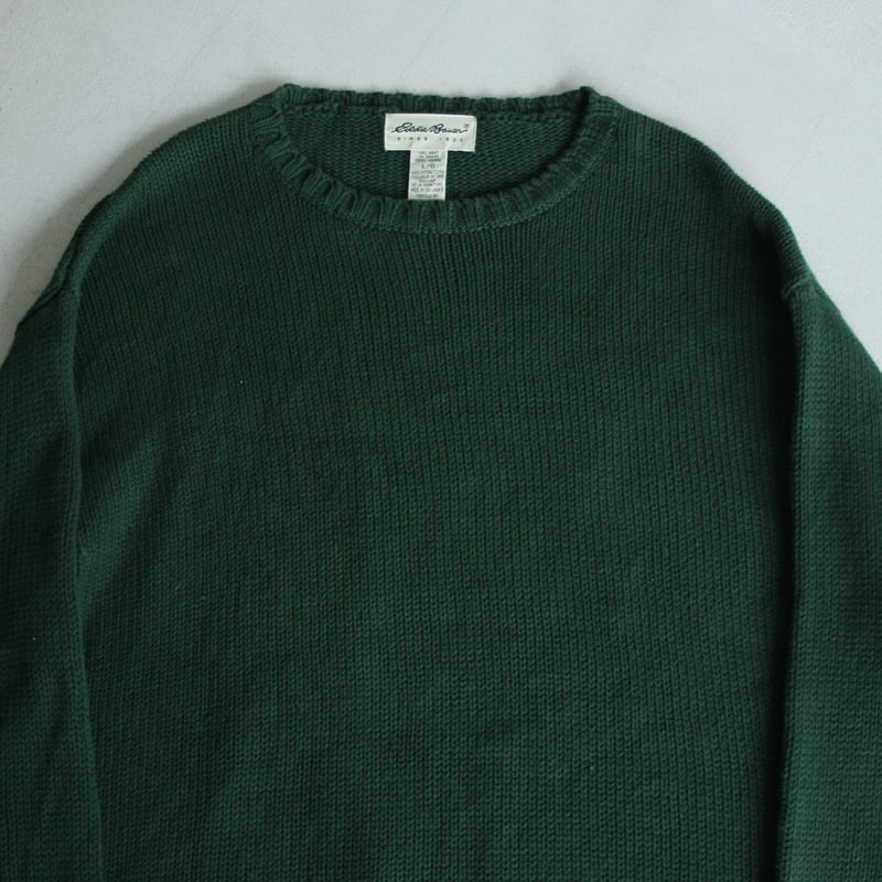 90s~ Eddie bauer cotton knit sweater | sui & shara