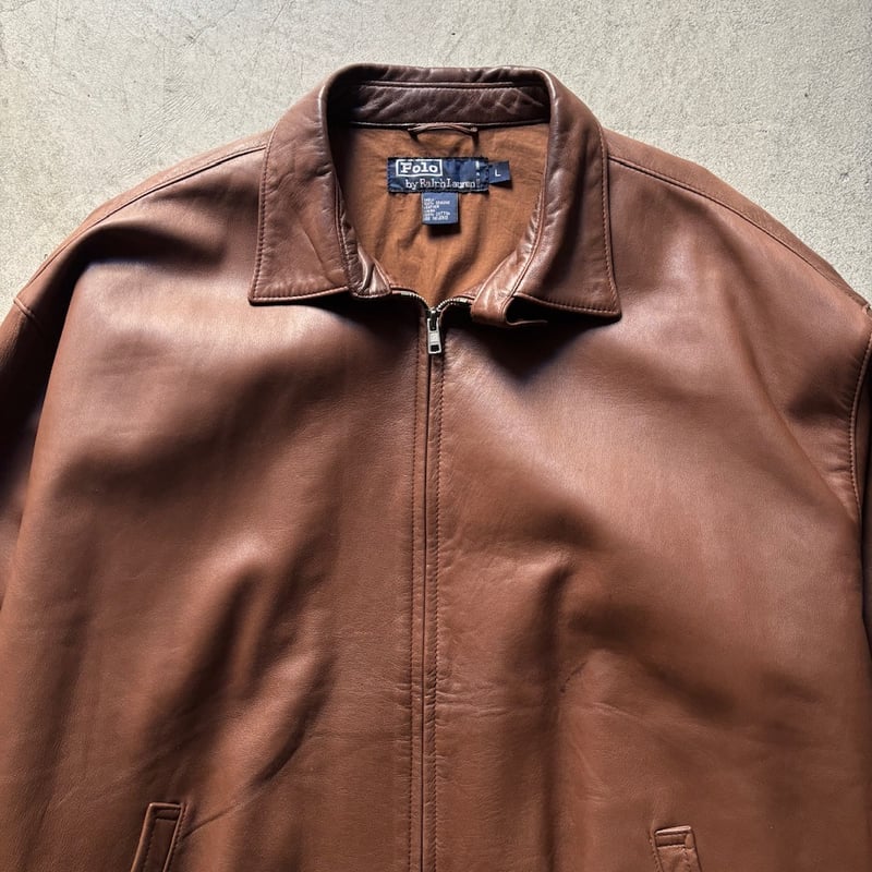 カ*ウ様 90s Ralph Lauren leather swing top 90s Ralph lauren leather swing top | sui & shara