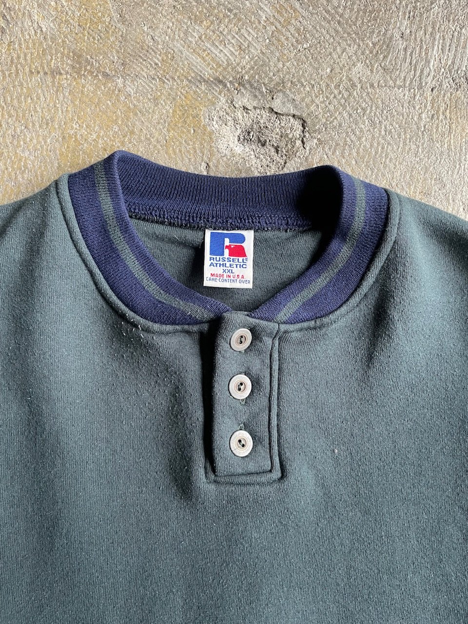 イ*い様 90s RussellATHLETIC henryneck sweat 90s USA製 Russell athletic Henryneck sweat | DIZ