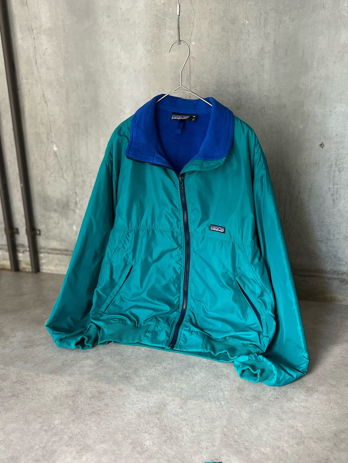 Patagonia Shelled Syncilla アメリカ製 グリーン L 美品 L 99年 USA ハンターグリーン Patagonia Shelled Synchilla