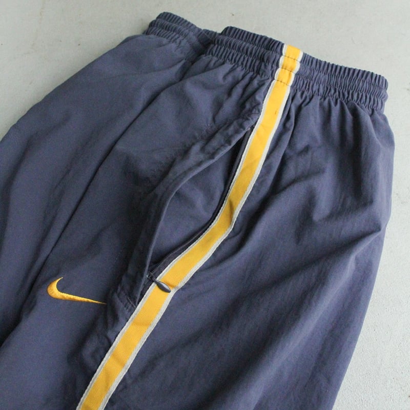 00s Nike side line design nylon track pants | s