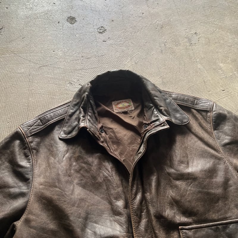 80s banana republic A-2 type flight jacket | su 80s banana republic A-2 type flight jacket | su