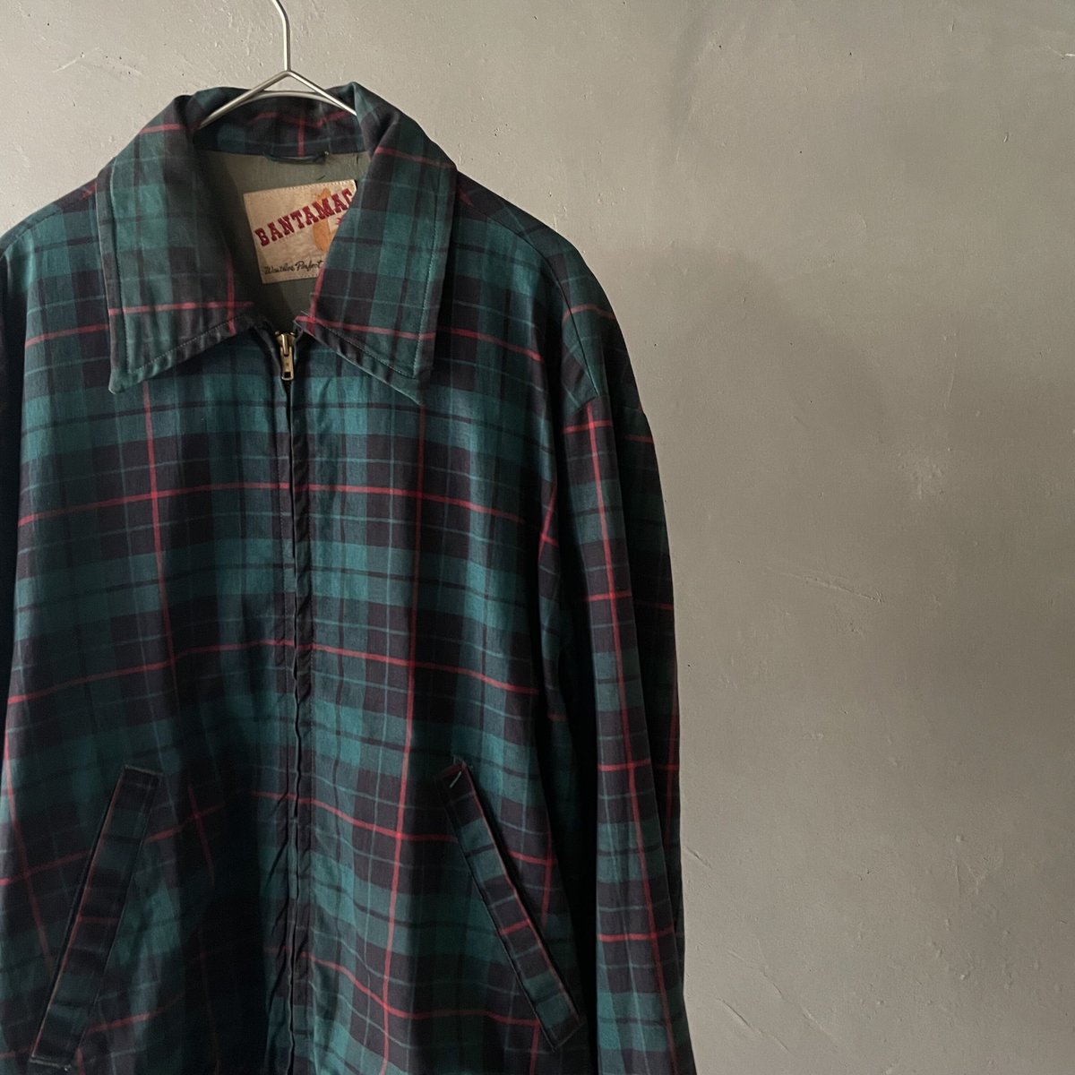 ジャケット・アウター 50s~ BANTAMAC Gabardine Jacket vintage 50s Bantamac plaid gabardine jacket | sui & shara