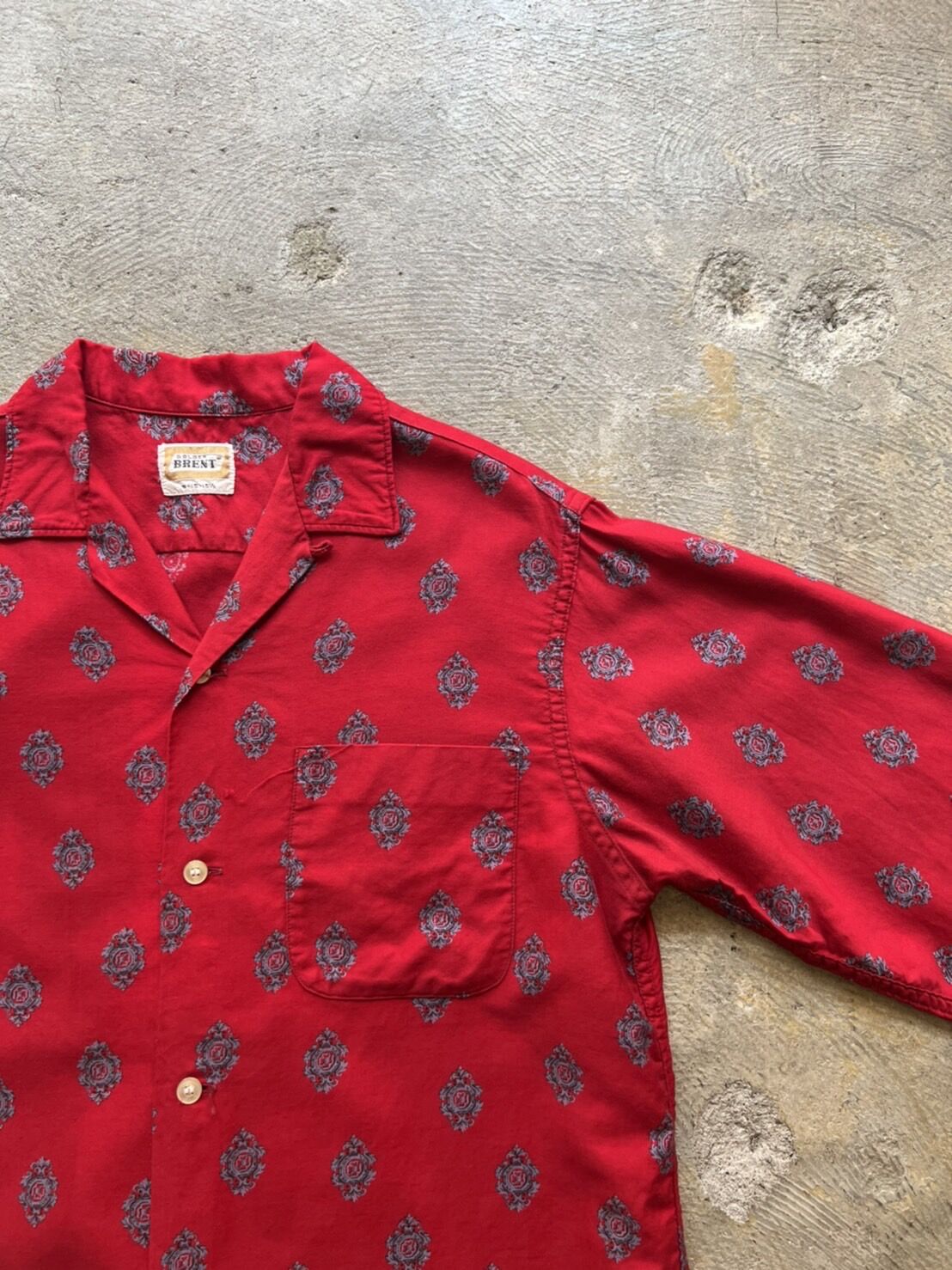 60s BRENT open collar shirt | sui & shara