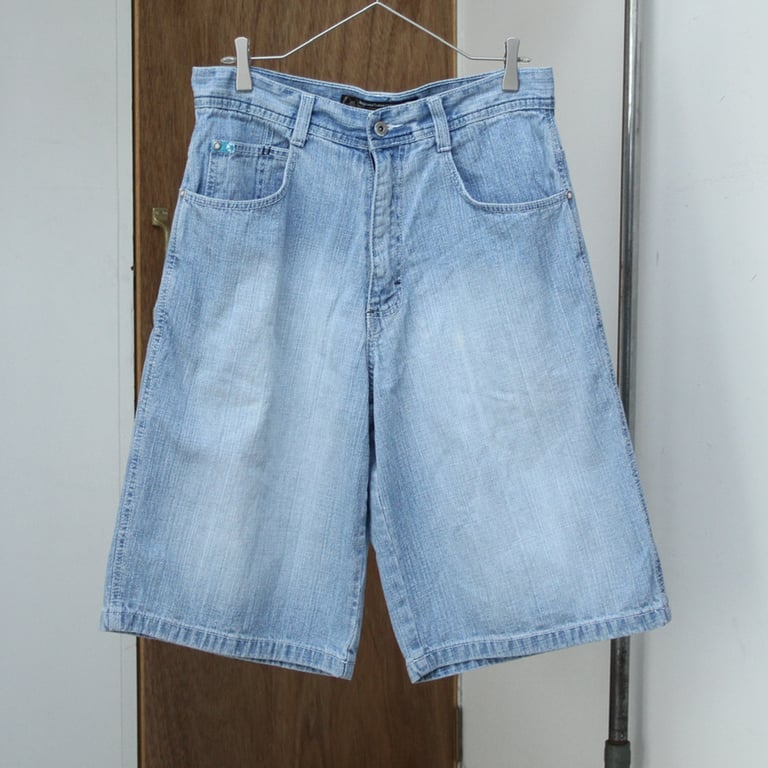 90年代 ショートパンツ（90s Southpole wide baggy denim shorts）