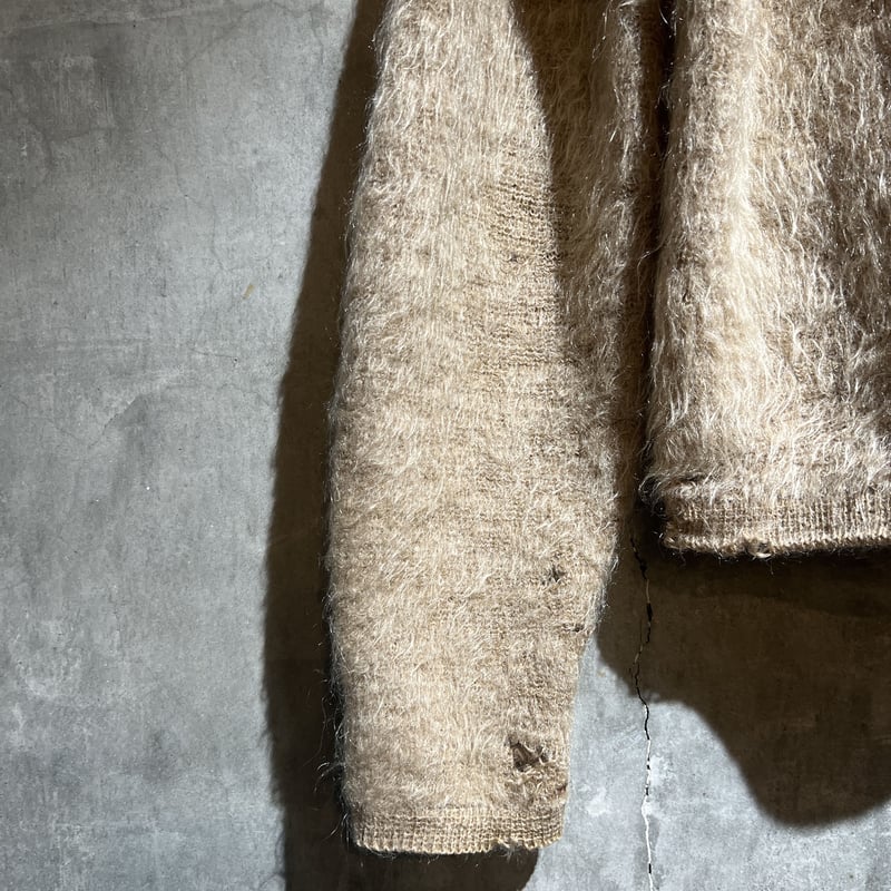 60s Mcgregor ''Powder Snow'' shaggy mohair kni 60s Mcgregor ''Powder Snow'' shaggy mohair kni