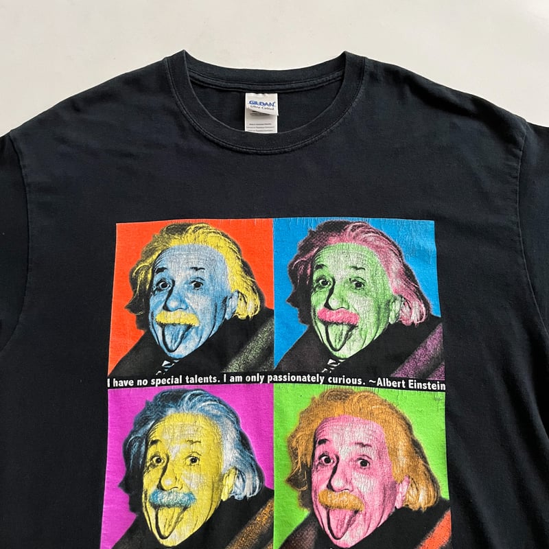 トップス 00s \" Einstein\" Company Print Tee 00s 