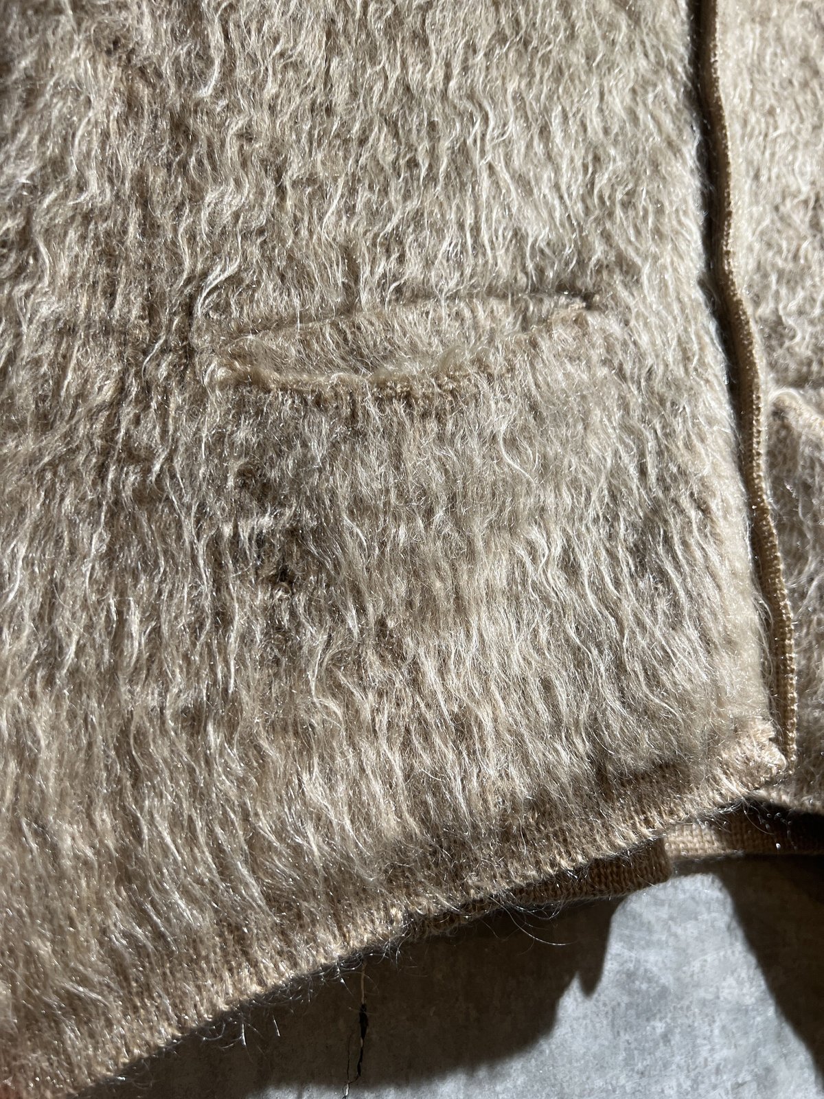 60s Mcgregor ''Powder Snow'' shaggy mohair kni 60s Mcgregor ''Powder Snow'' shaggy mohair kni
