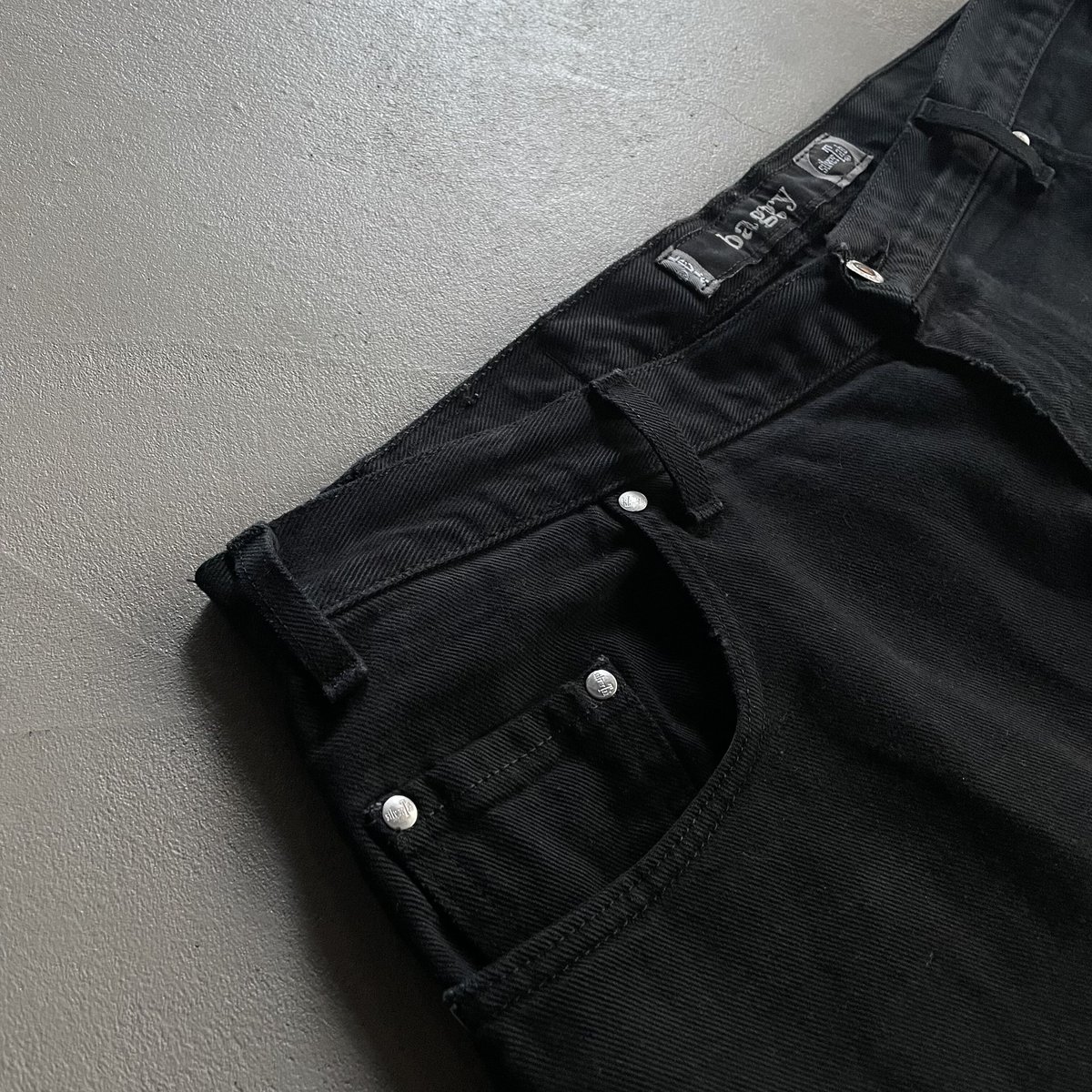 90s~ Levis silver tab black denim ''buggy'' mad 90s~ Levis silver tab black denim ''buggy'' mad
