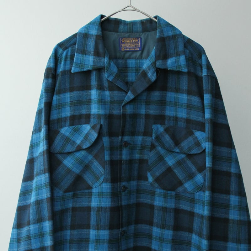 【最終値下げ‼️】60s PENDLETON CHECK SHIRT 60s~ PENDLETON plaid wool board shirt | sui & s