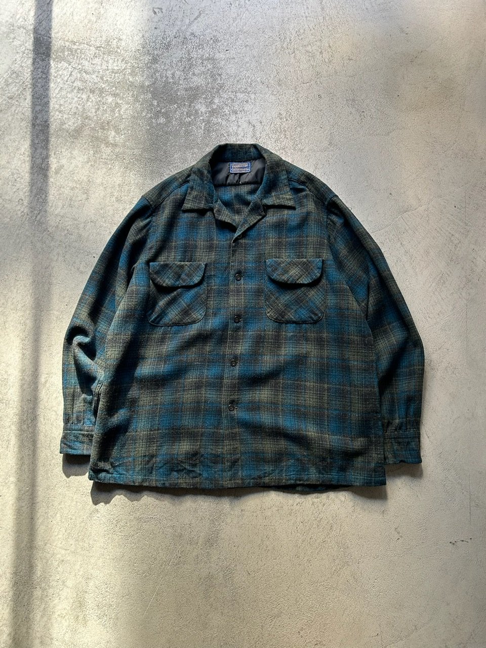 50s Pendleton plaid wool board shirt | sui & shara