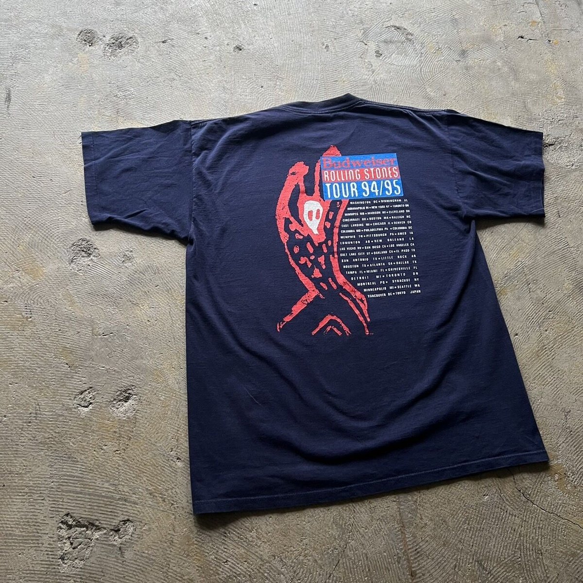90s Rolling Stones VOODOO LOUNGE tour print tee 90s Rolling Stones VOODOO LOUNGE tour print tee