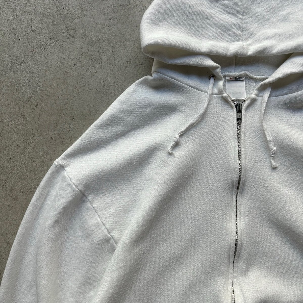 90s Fruit of the loom blank zip up sweat hoodie