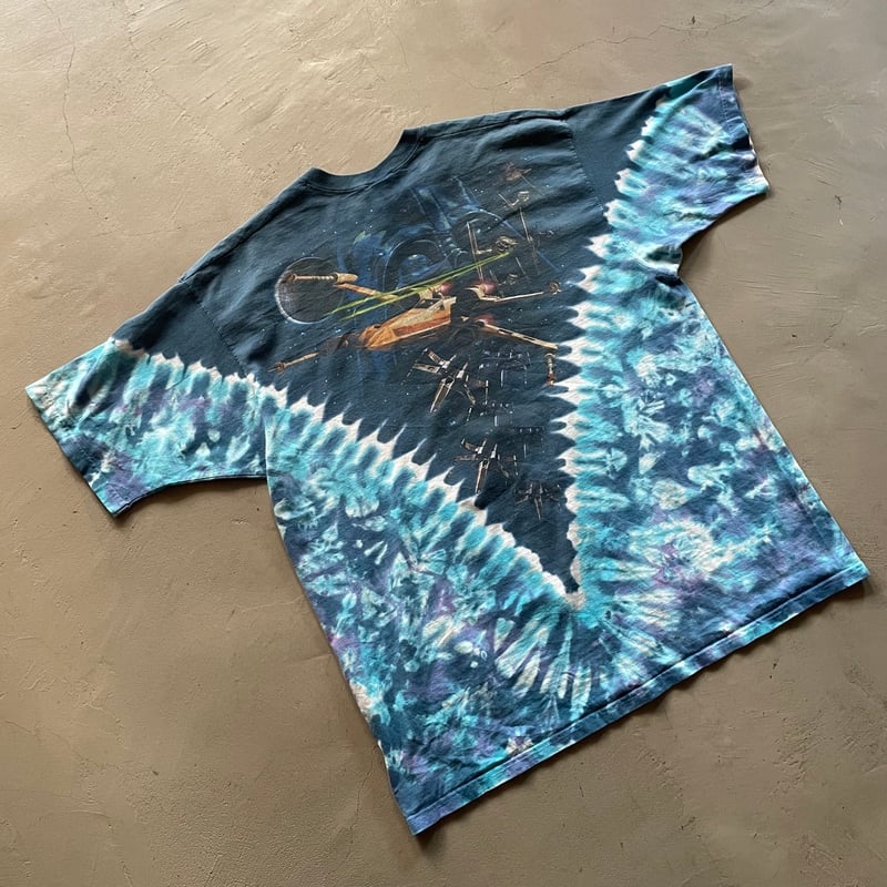 90s Star wars EP4 ″A New Hope″ tie dye movie te