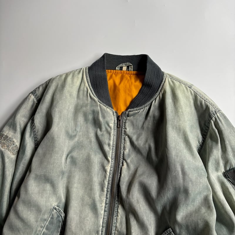 MA-1 type jacket “good fade” | sui & shara