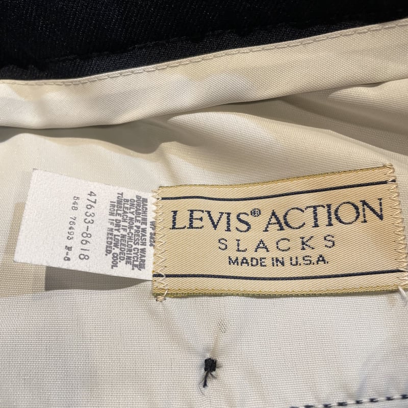 levis action slacks   made in usa