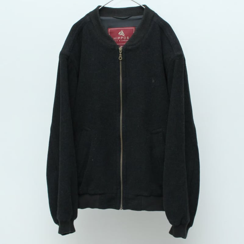 90s~ Melton wool zip up jacket | sui & shara