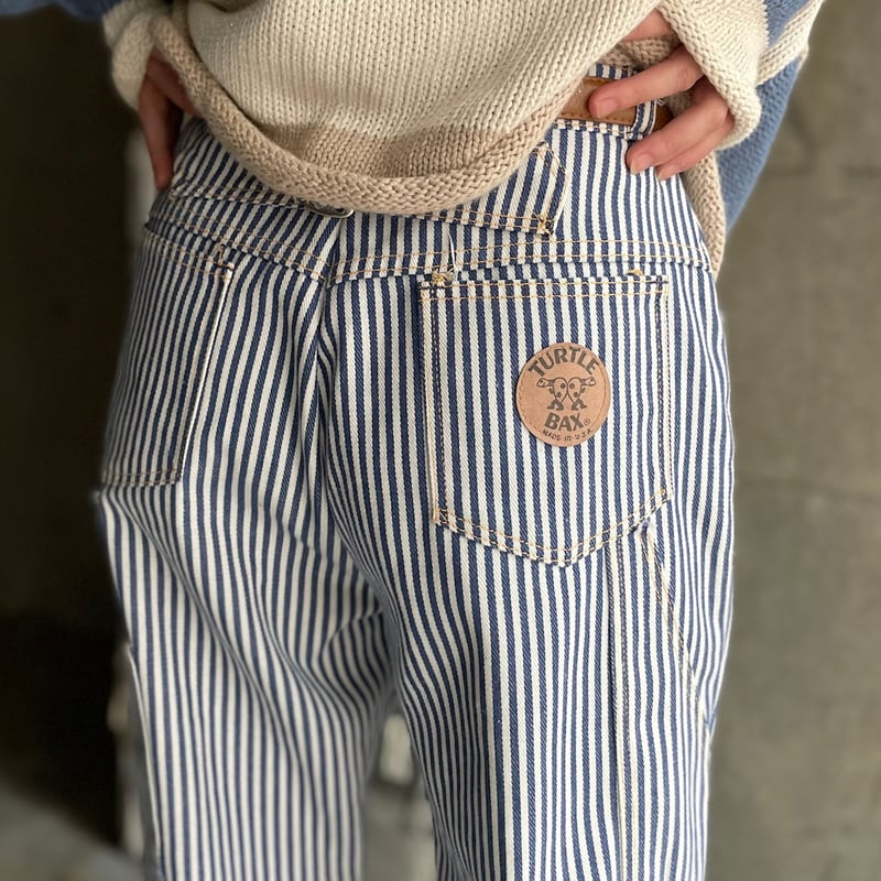 70's Turtle bax stripe painter flare pants | su 70's Turtle bax stripe painter flare pants | su