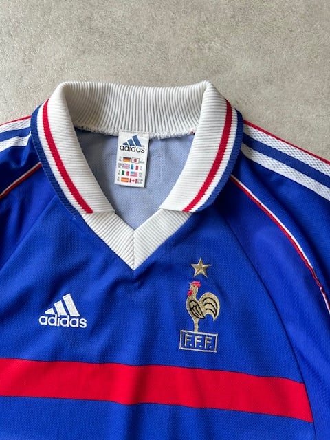 90s adidas FC France home uniform | sui & shara