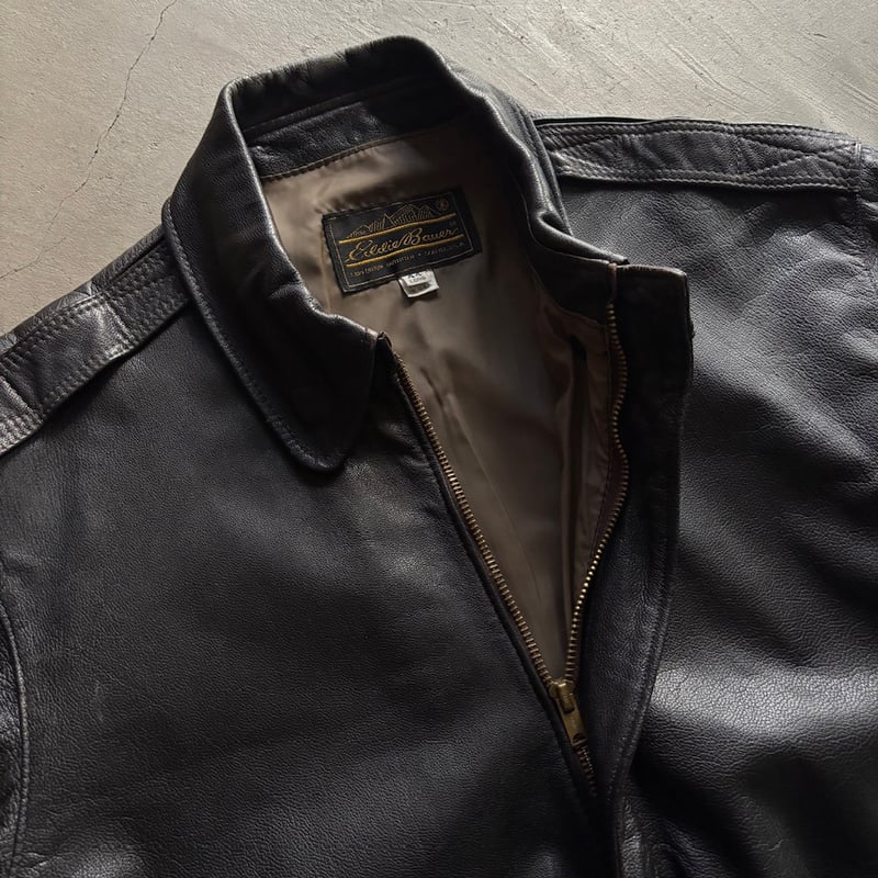 80s eddie bauer A2タイプ　レザージャケット　44 80s Eddie bauer A-2 type leather jacket “44 LO