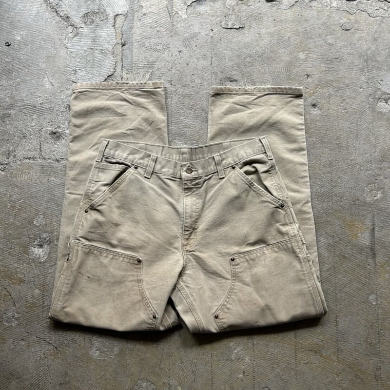90s Carhartt double knee リペア　ボロ 90s〜 Carhartt ''double knee'' duck painter pant
