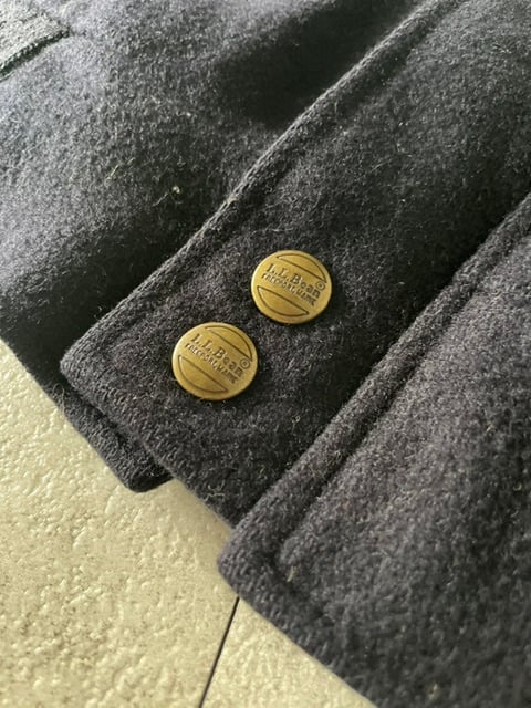 80s L.L.Bean wool zip-up jacket | sui & shara