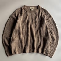 トップス Eddie Bauer 90s Cotton Knit Made in USA. Vintage 90s Eddie Bauer Cotton Blend Pattern Knit Sweater