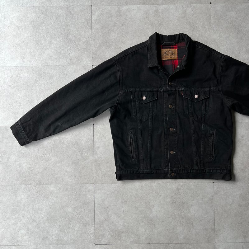 90s Levis 70417-4159 denim tracker jacket ''bla 90s Levis 70417-4159 denim tracker jacket ''bla
