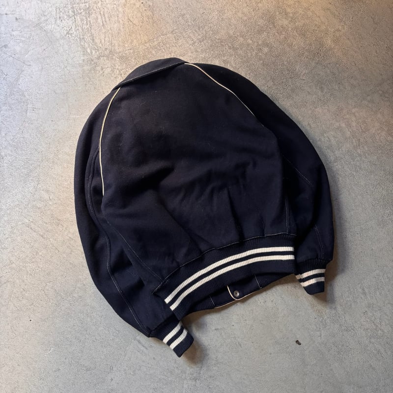 90's wool stadium jacket made in France | sui