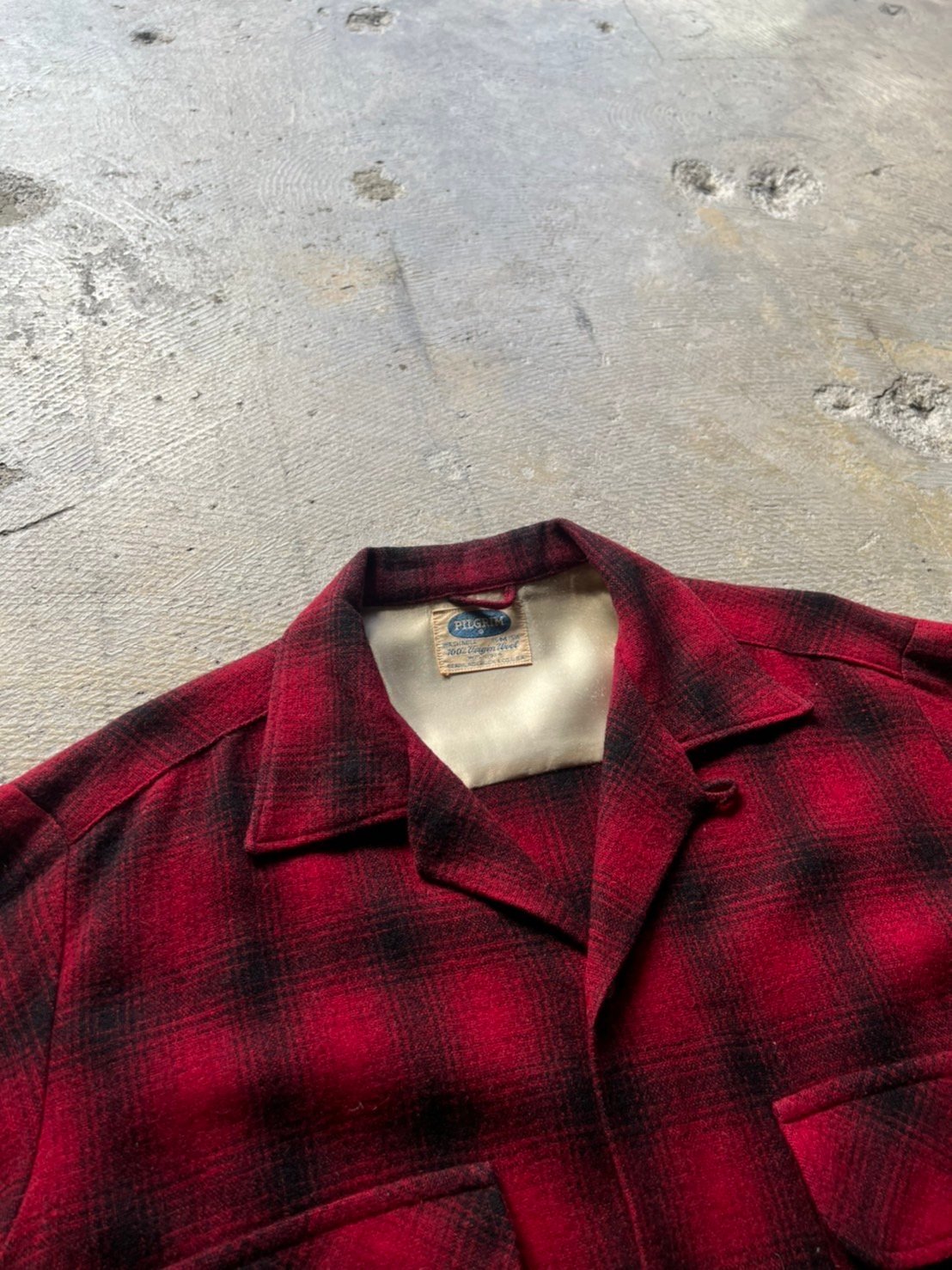 60s Pilgrim ombre check wool shirt | sui & shara