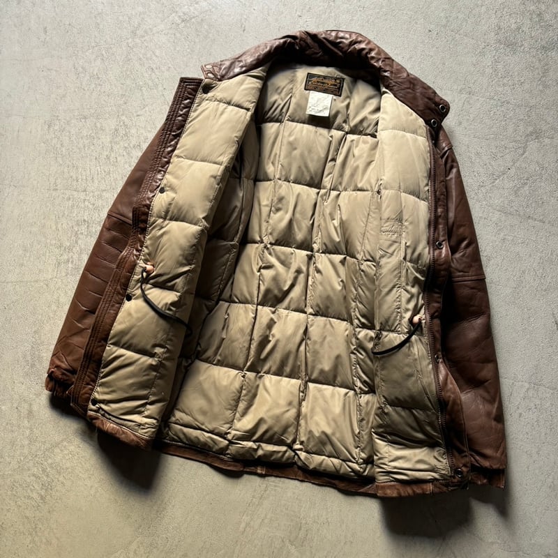 70s〜 Eddie Bauer leather down jacket | sui & shara 70s〜 Eddie Bauer leather down jacket | sui & shara