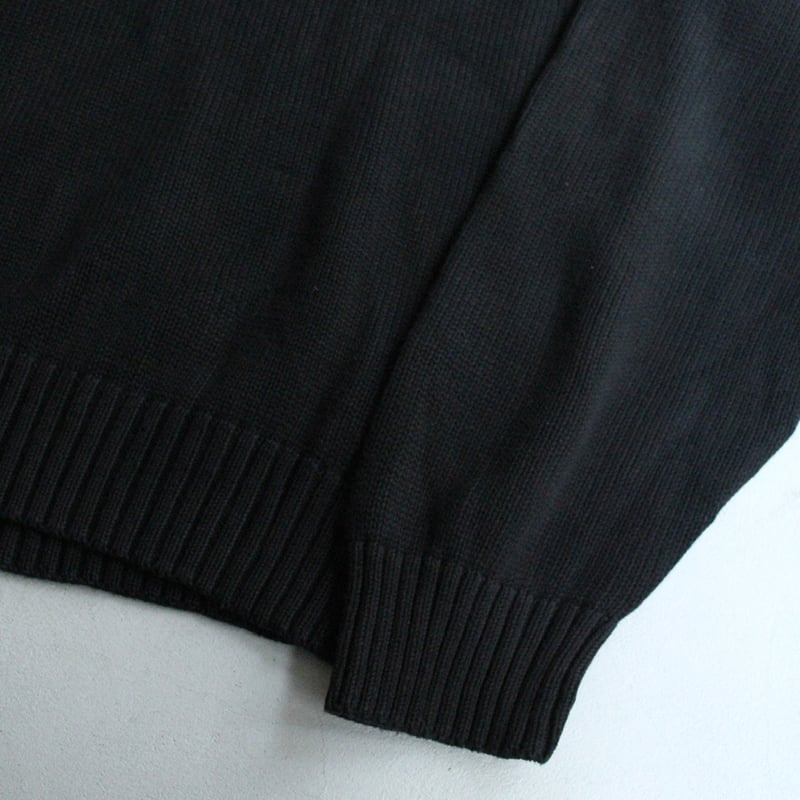 90s Lands' end cotton v-neck drifter sweater |