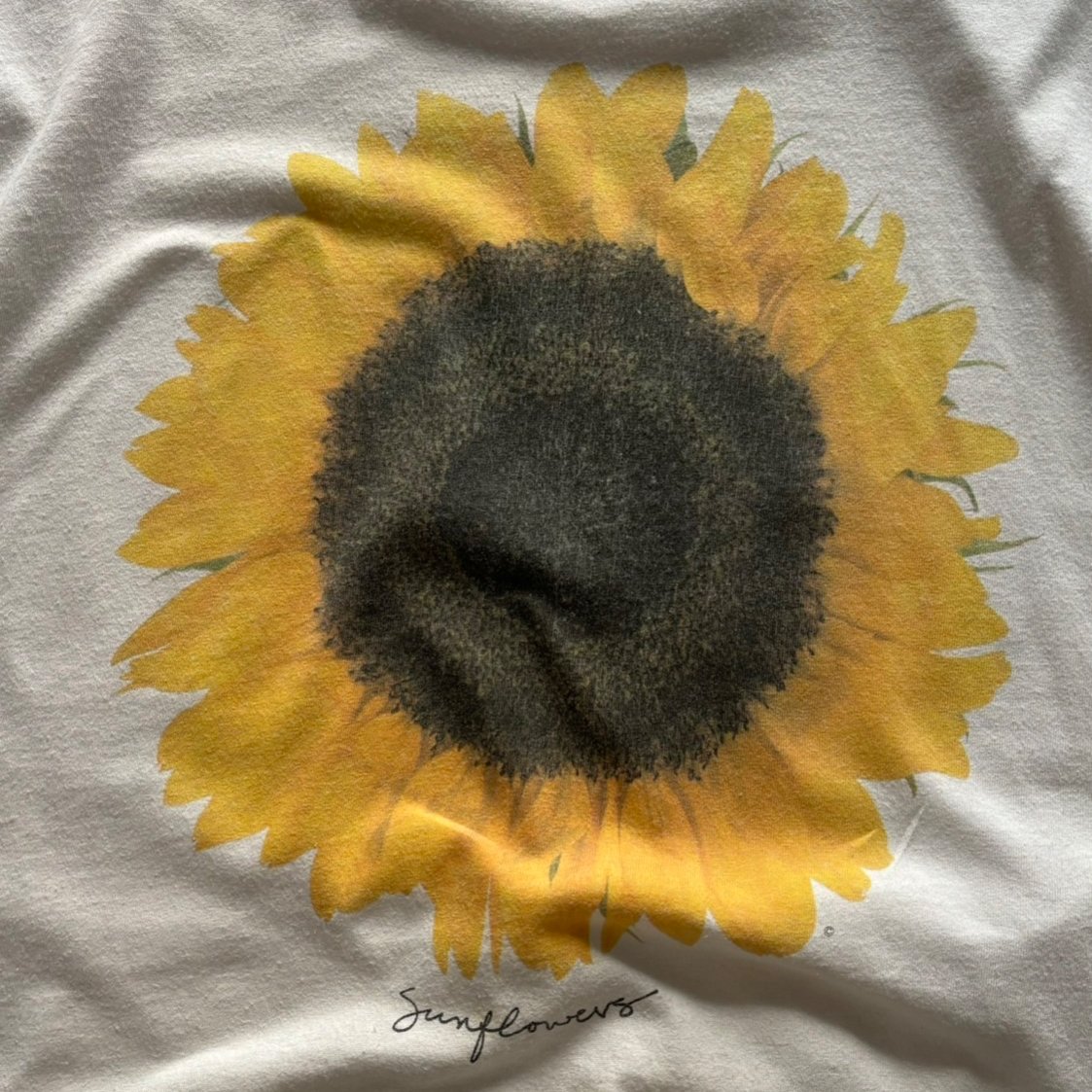 90s MAZE sun 太陽 アート tee Tシャツ 90s MAZE sunflower print tee | sui & shara