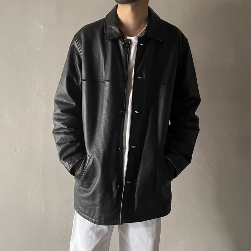 90s leather car coat | sui & shara 90s leather car coat | sui & shara