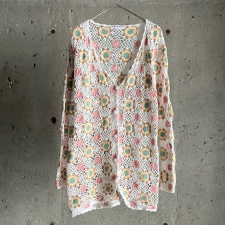 hymyJORNALSTANDARRELUME クロシェ編みカーディガン クロシェ編みカーディガン | STORES