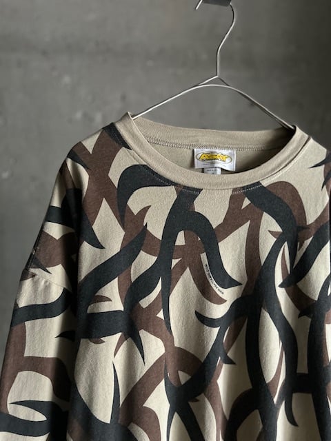 激レア 90s ASAT トライバルカモ ビンテージ Tシャツ 90s ASAT tribal camouflage full print tee | sui
