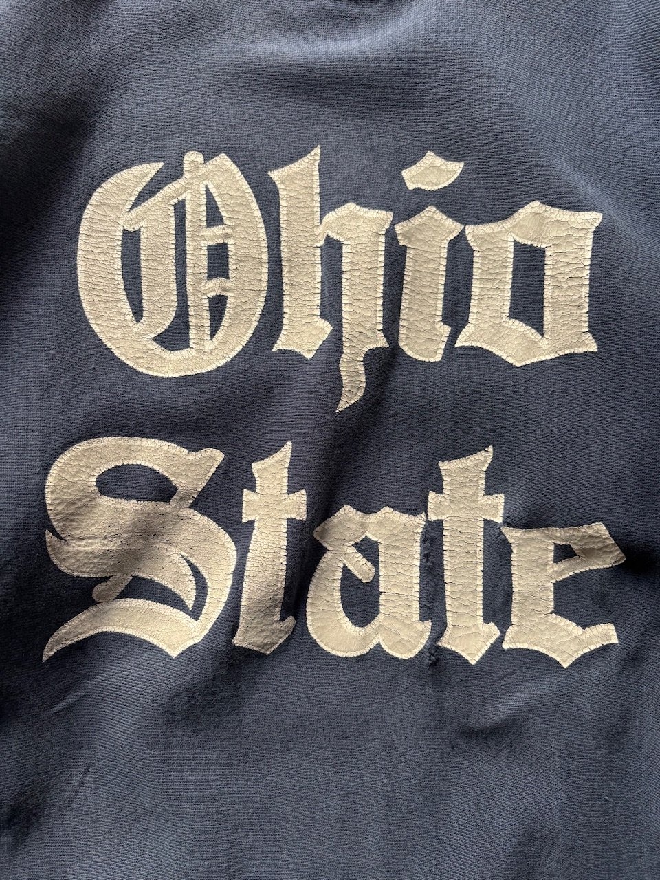 山*様 90s 刺繍タグREVERSE WEAVE Ohio State レアカ 90s Champion reverse weave 