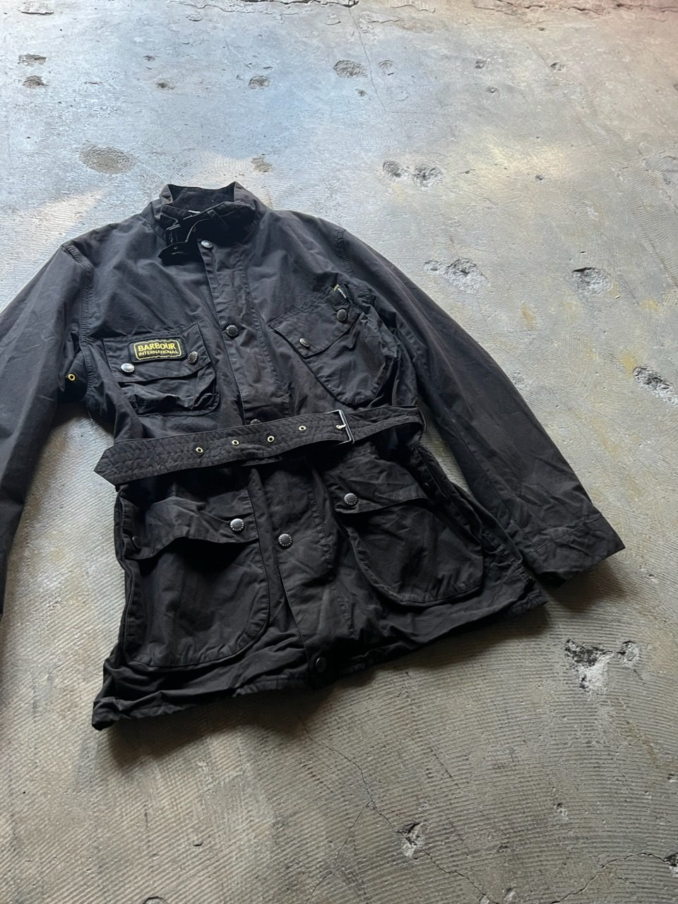 u*g様 【美品/レア物】Barbour Internationalオイルドジャ fit=scale-down,w=1200