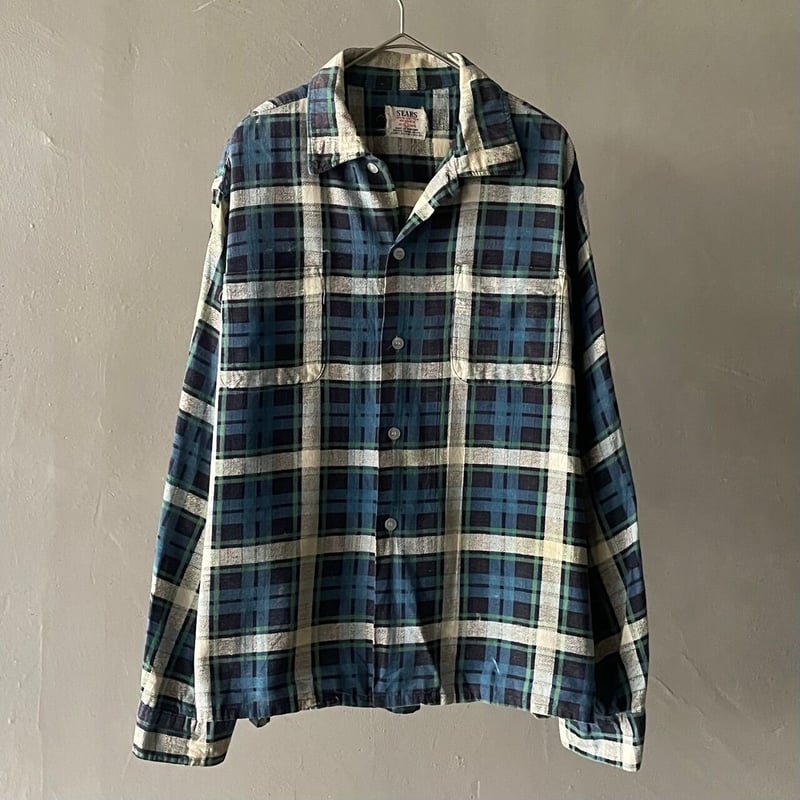 60s Sears plaid print flannel shirt | sui & shara 60s Sears plaid print flannel shirt | sui & shara