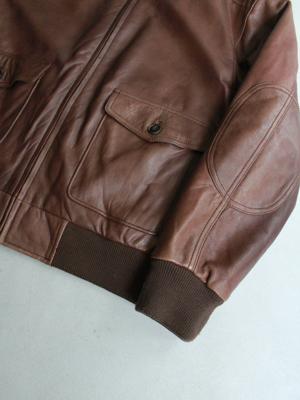 90s Leather A-2 type jacket | sui & shara
